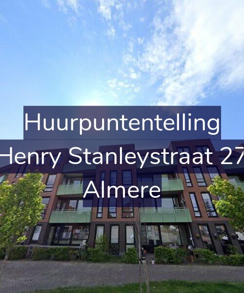 Foto gevel Huurpuntentelling voor Henry Stanleystraat 27, Almere