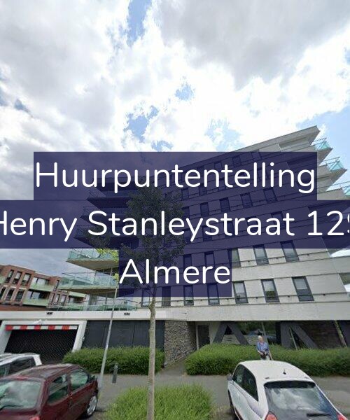 Foto gevel Huurpuntentelling voor Henry Stanleystraat 129, Almere