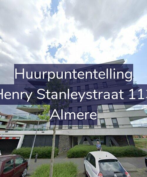 Foto gevel Huurpuntentelling voor Henry Stanleystraat 113, Almere