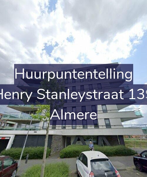 Foto gevel Huurpuntentelling voor Henry Stanleystraat 139, Almere