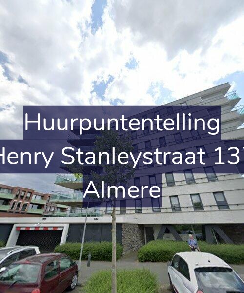 Foto gevel Huurpuntentelling voor Henry Stanleystraat 137, Almere