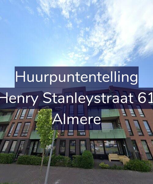 Foto gevel Huurpuntentelling voor Henry Stanleystraat 61, Almere