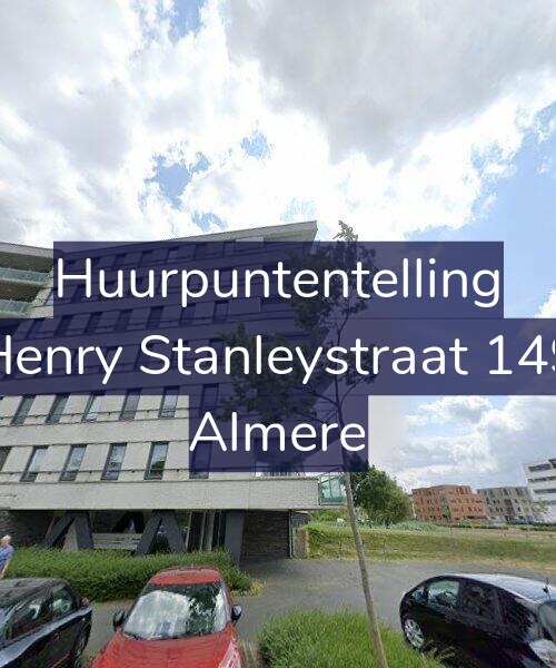 Foto gevel Huurpuntentelling voor Henry Stanleystraat 149, Almere
