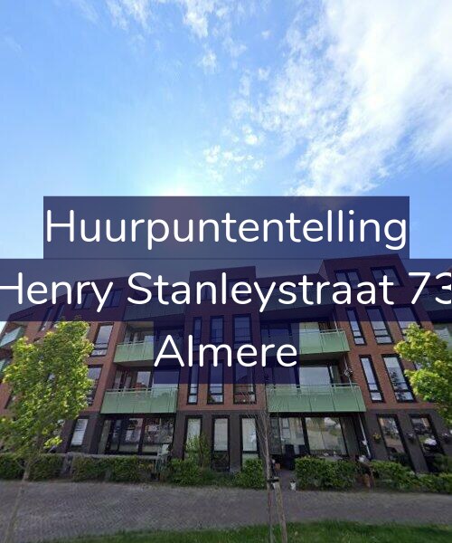 Foto gevel Huurpuntentelling voor Henry Stanleystraat 73, Almere