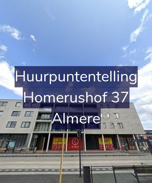 Foto gevel Huurpuntentelling voor Homerushof 37, Almere