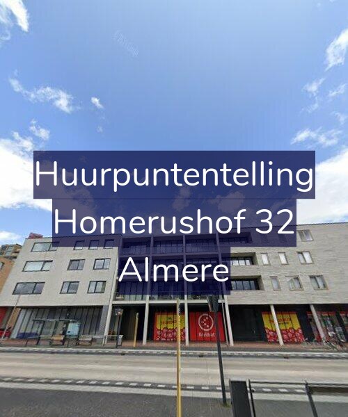 Foto gevel Huurpuntentelling voor Homerushof 32, Almere