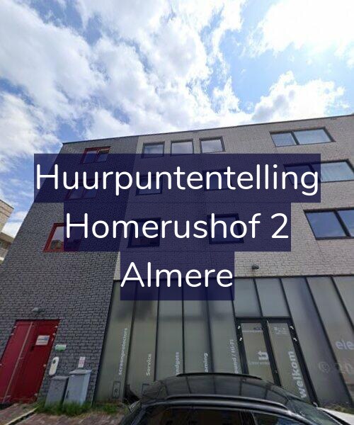 Foto gevel Huurpuntentelling voor Homerushof 2, Almere