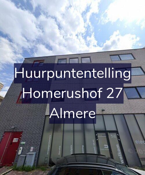 Foto gevel Huurpuntentelling voor Homerushof 27, Almere