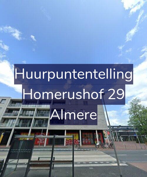 Foto gevel Huurpuntentelling voor Homerushof 29, Almere