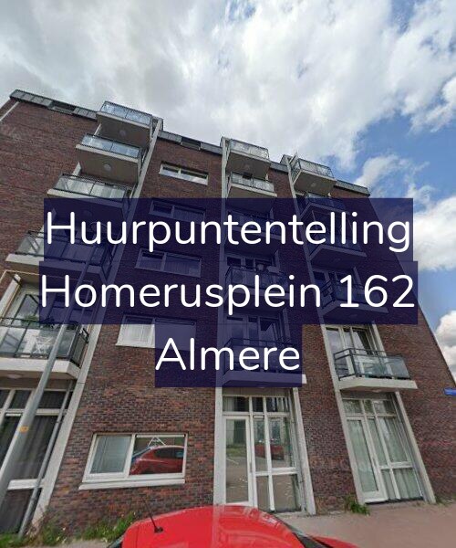 Foto gevel Huurpuntentelling voor Homerusplein 162, Almere