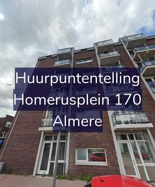 Foto gevel Huurpuntentelling voor Homerusplein 170, Almere