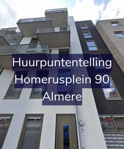 Foto gevel Huurpuntentelling voor Homerusplein 90, Almere