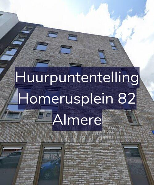 Foto gevel Huurpuntentelling voor Homerusplein 82, Almere