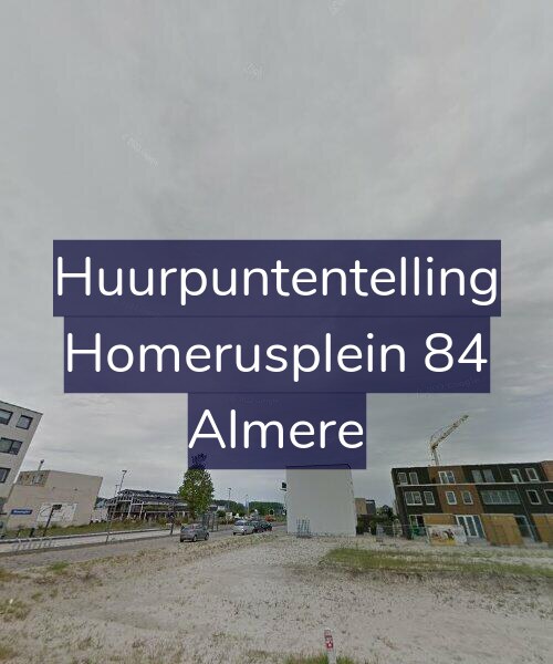Foto gevel Huurpuntentelling voor Homerusplein 84, Almere