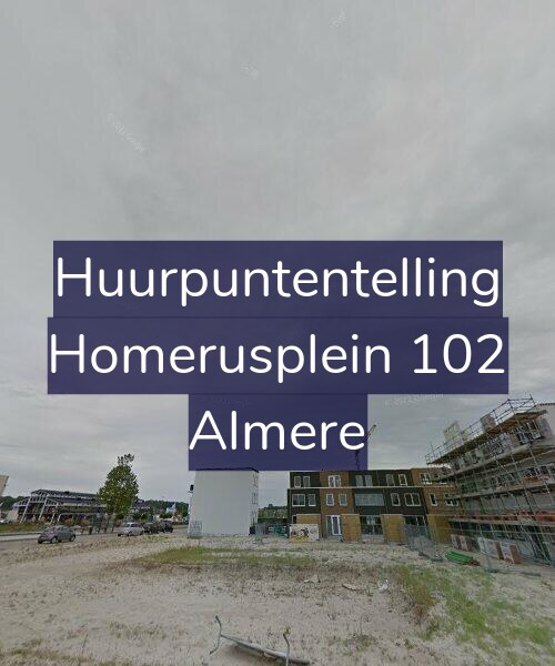 Foto gevel Huurpuntentelling voor Homerusplein 102, Almere