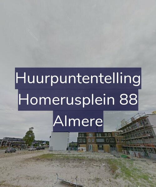 Foto gevel Huurpuntentelling voor Homerusplein 88, Almere