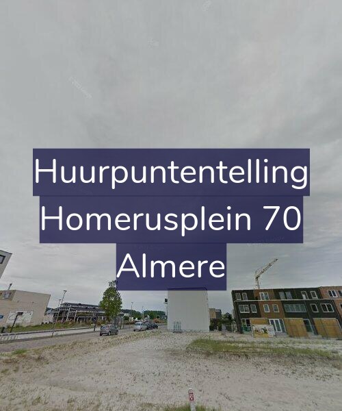 Foto gevel Huurpuntentelling voor Homerusplein 70, Almere