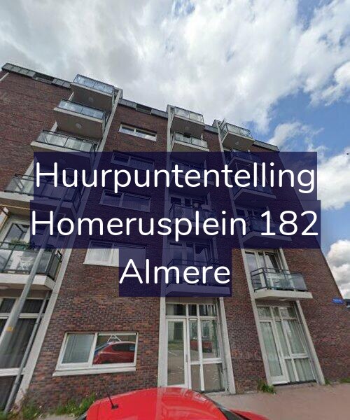 Foto gevel Huurpuntentelling voor Homerusplein 182, Almere