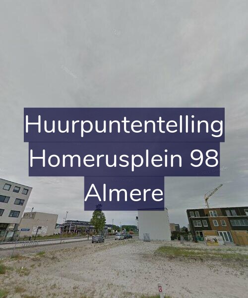 Foto gevel Huurpuntentelling voor Homerusplein 98, Almere