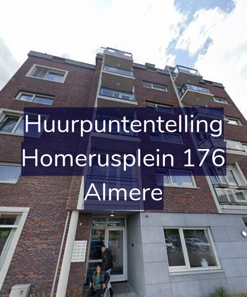 Foto gevel Huurpuntentelling voor Homerusplein 176, Almere