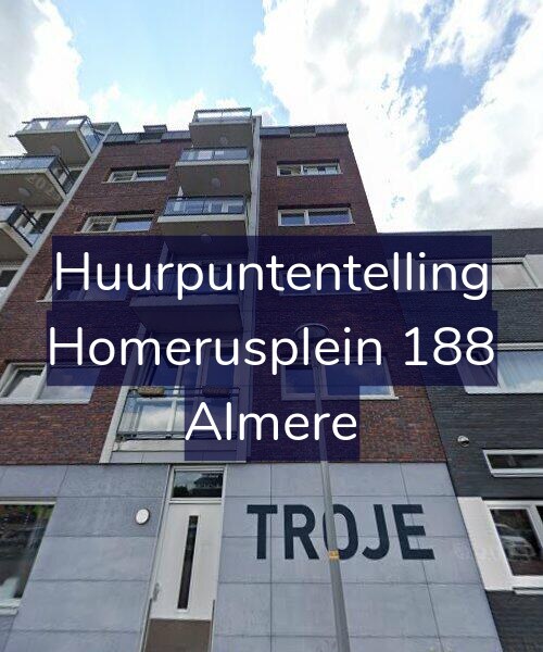 Foto gevel Huurpuntentelling voor Homerusplein 188, Almere
