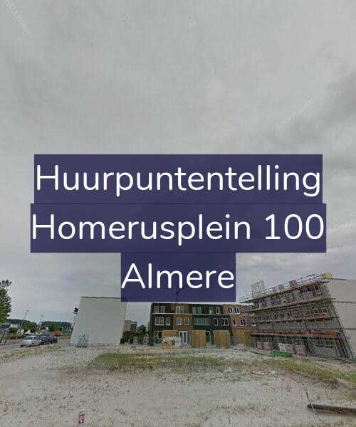Foto gevel Huurpuntentelling voor Homerusplein 100, Almere