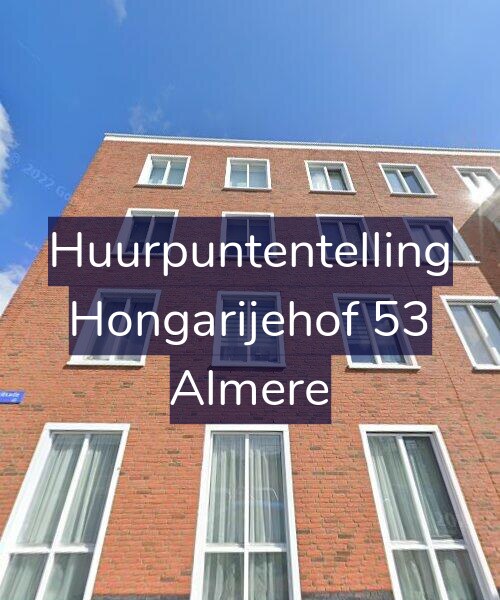 Foto gevel Huurpuntentelling voor Hongarijehof 53, Almere