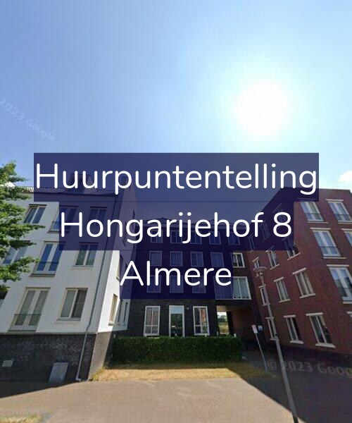 Foto gevel Huurpuntentelling voor Hongarijehof 8, Almere