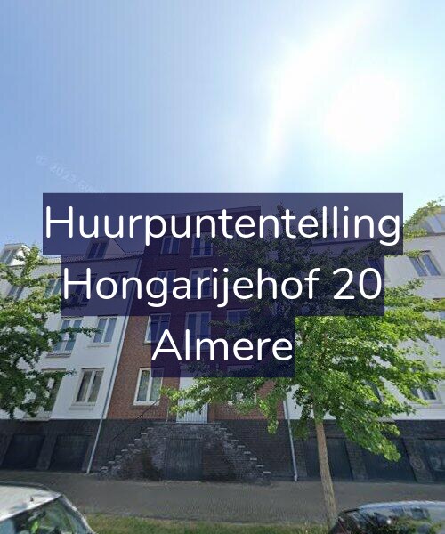 Foto gevel Huurpuntentelling voor Hongarijehof 20, Almere