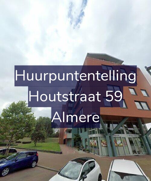 Foto gevel Huurpuntentelling voor Houtstraat 59, Almere