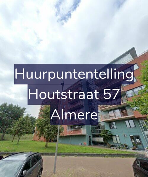 Foto gevel Huurpuntentelling voor Houtstraat 57, Almere