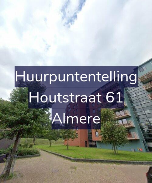 Foto gevel Huurpuntentelling voor Houtstraat 61, Almere