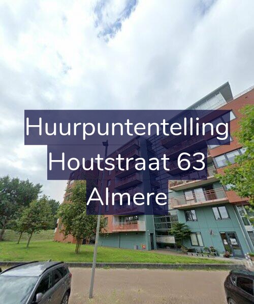 Foto gevel Huurpuntentelling voor Houtstraat 63, Almere