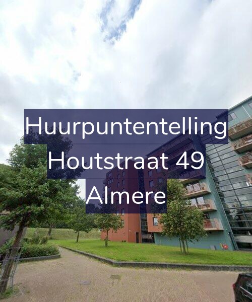 Foto gevel Huurpuntentelling voor Houtstraat 49, Almere