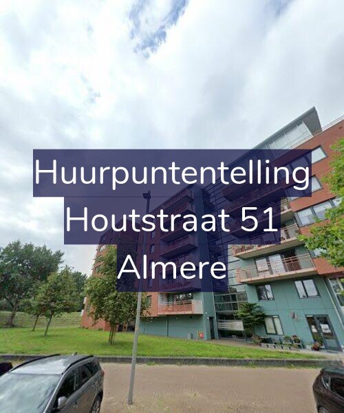 Foto gevel Huurpuntentelling voor Houtstraat 51, Almere