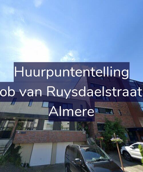 Foto gevel Huurpuntentelling voor Jacob van Ruysdaelstraat 36, Almere