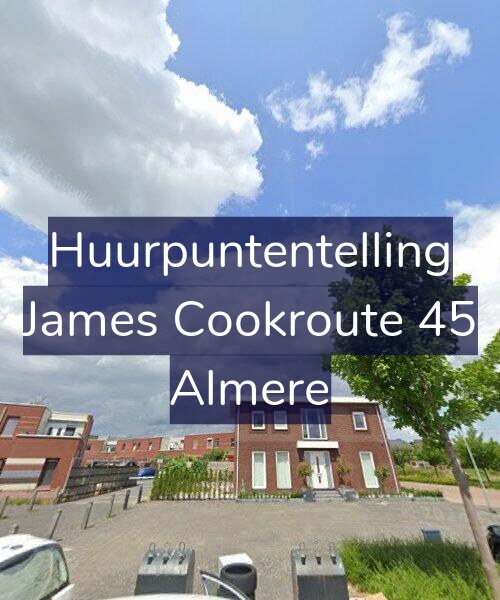 Foto gevel Huurpuntentelling voor James Cookroute 45, Almere