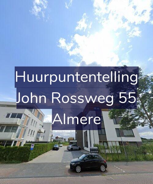 Foto gevel Huurpuntentelling voor John Rossweg 55, Almere