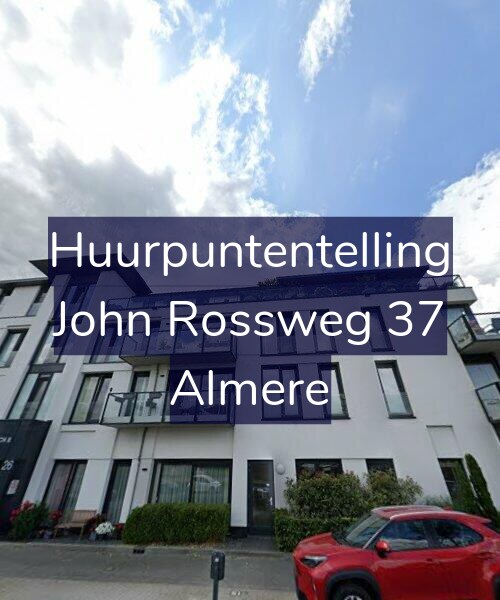 Foto gevel Huurpuntentelling voor John Rossweg 37, Almere
