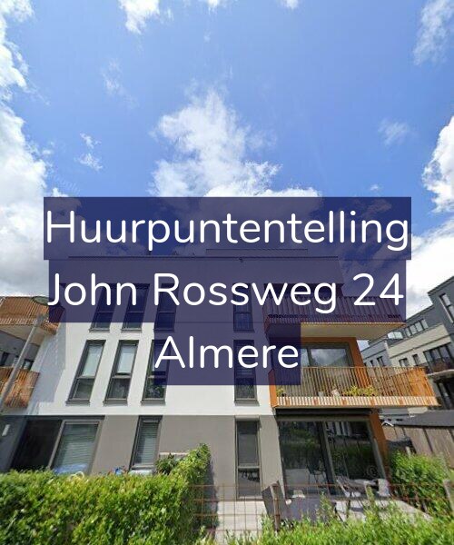 Foto gevel Huurpuntentelling voor John Rossweg 24, Almere