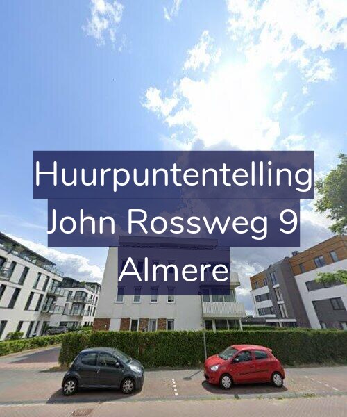 Foto gevel Huurpuntentelling voor John Rossweg 9, Almere