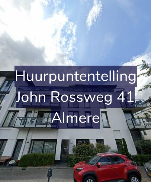 Foto gevel Huurpuntentelling voor John Rossweg 41, Almere