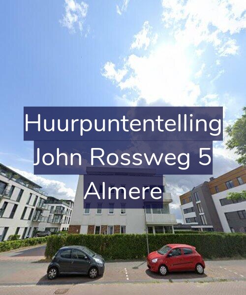 Foto gevel Huurpuntentelling voor John Rossweg 5, Almere