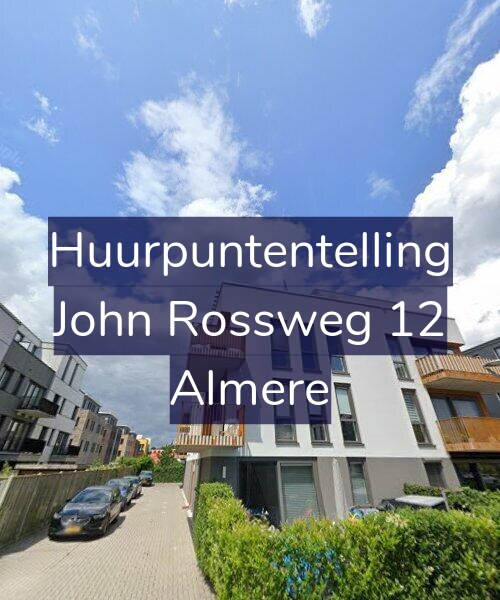 Foto gevel Huurpuntentelling voor John Rossweg 12, Almere
