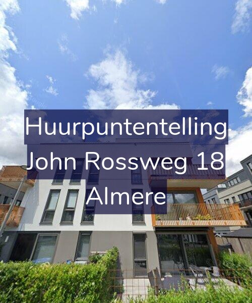 Foto gevel Huurpuntentelling voor John Rossweg 18, Almere