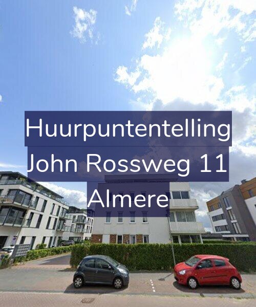 Foto gevel Huurpuntentelling voor John Rossweg 11, Almere