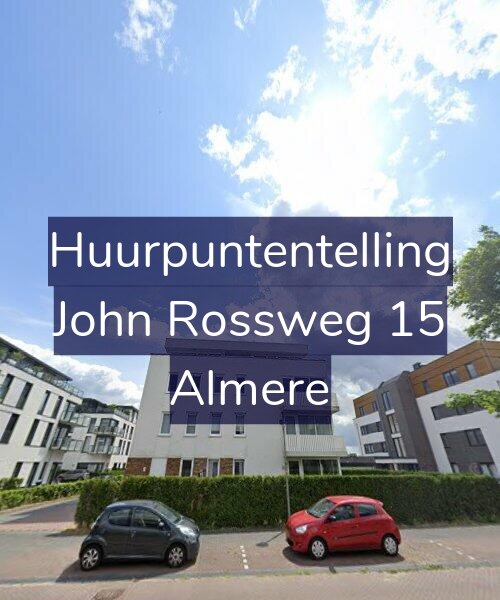 Foto gevel Huurpuntentelling voor John Rossweg 15, Almere