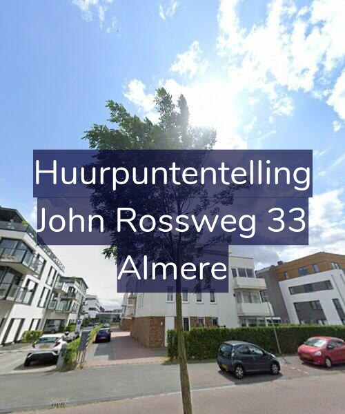 Foto gevel Huurpuntentelling voor John Rossweg 33, Almere