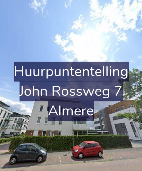 Foto gevel Huurpuntentelling voor John Rossweg 7, Almere