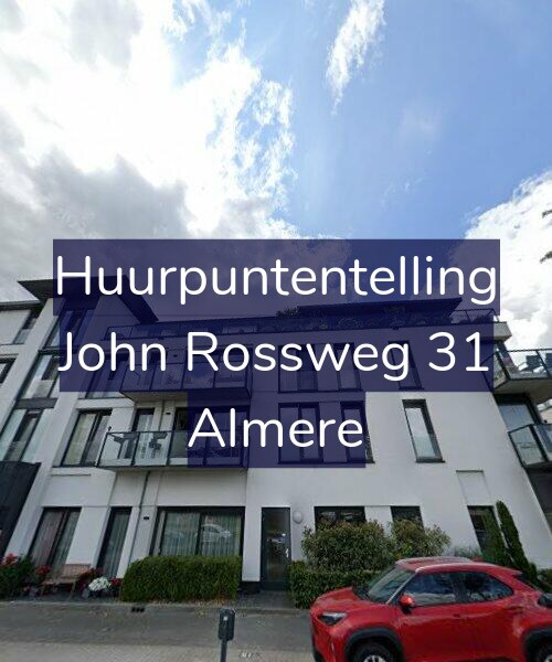 Foto gevel Huurpuntentelling voor John Rossweg 31, Almere